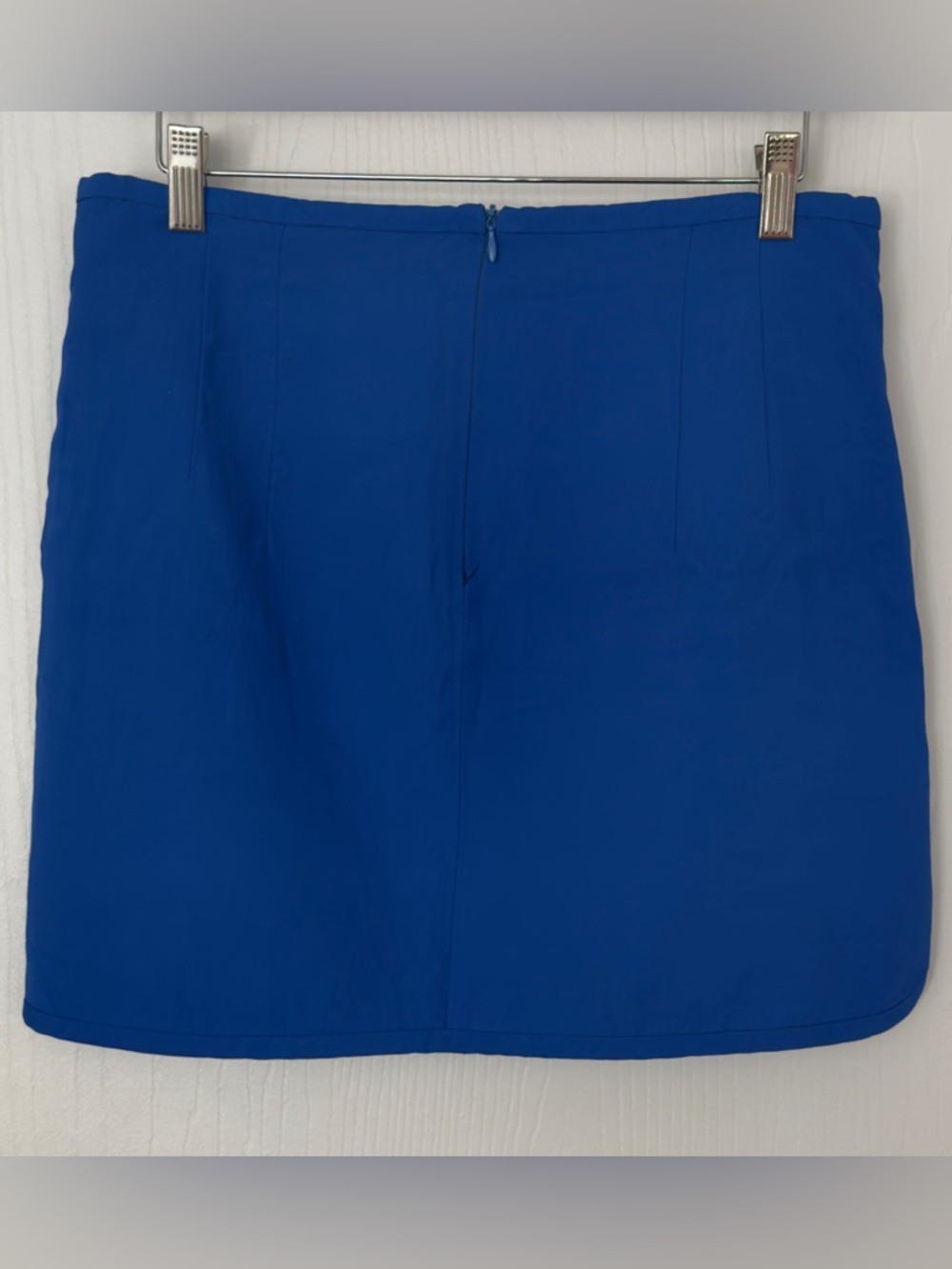 Zara Royal Blue Mini Skirt Size M | Dressy High Waisted Skirt | Going Out - Picture 5 of 8